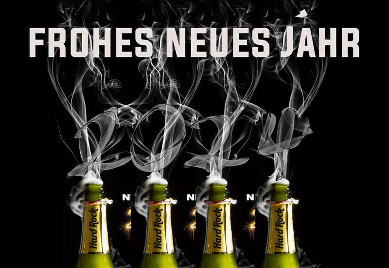 Bild 2025: 4 Flaschen Champagner für frohe Neujahrsgrüße