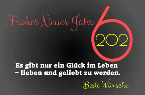 Bild Alles Gute zum Geburtstag 2026 mit wahrem Glück