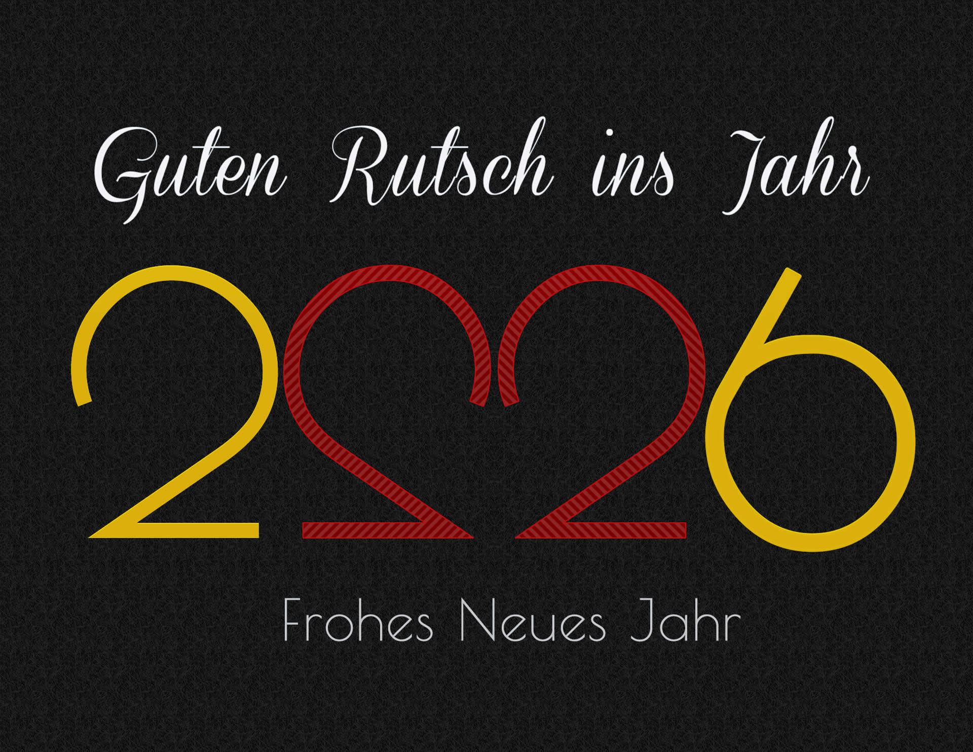 Frohes neues Jahr 2026 Retro-Effekt