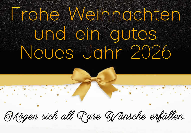 elegantes Bild mit Text: Mögen sich all Eure Wünsche erfüllen 