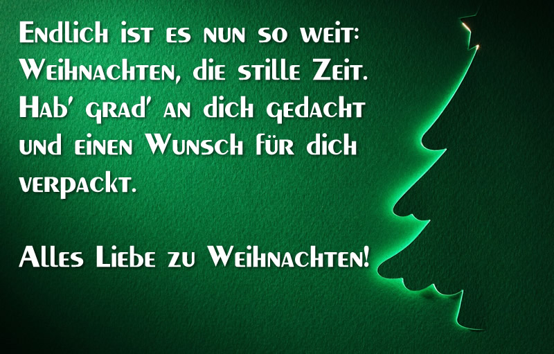 Bild mit einem dunklen Hintergrund mit eleganten Verzierungen mit Weihnachtskugeln und Tannenzweigen mit einer Botschaft der Freundschaft für das Ende des Jahres: Frohe Weihnachten mein Freund!