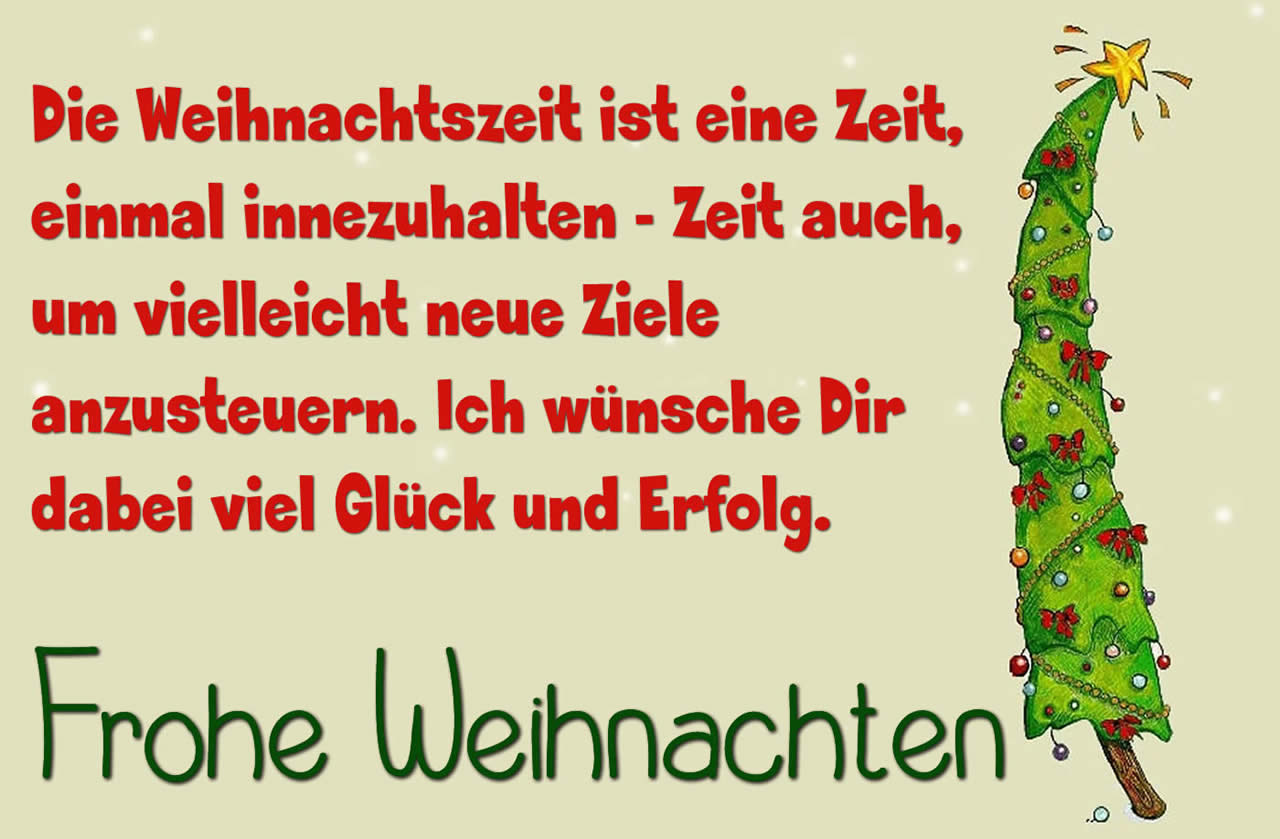 Bild mit einem Weihnachtsbaumdesign mit einer Weihnachtsphrase