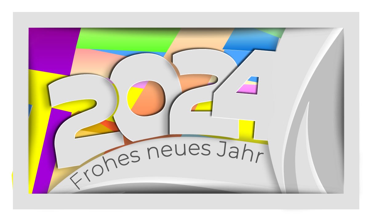 Bild mit großem 2025 grau mit farbigen Kästchen