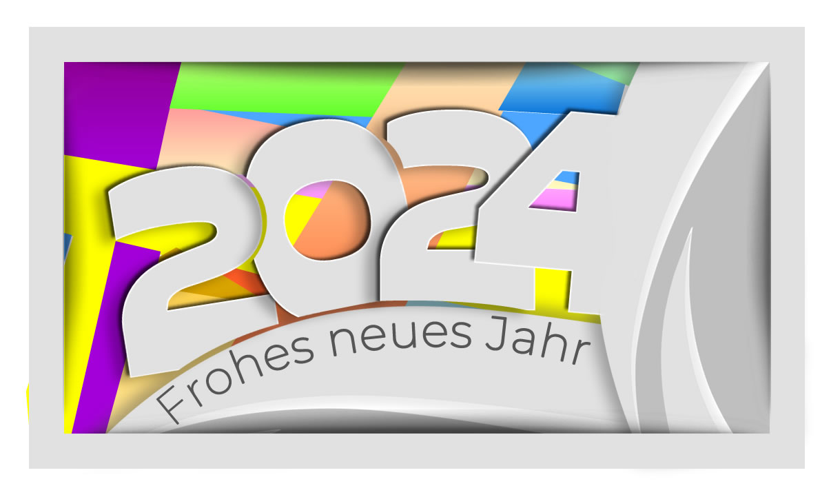 Bild mit großem 2025 grau mit farbigen Kästchen