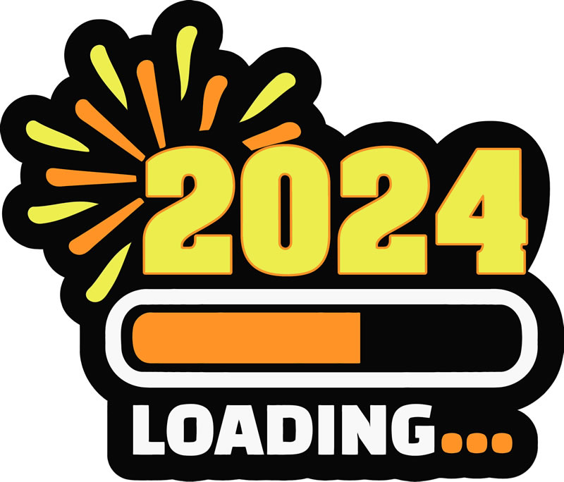 Loading... 2024. Bild mit laufendem Ladezustand des Akkus.